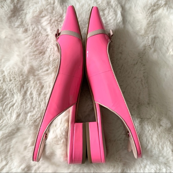 Kate Spade Pink Antibes Slingback Patent Flats - Picture 4 of 9